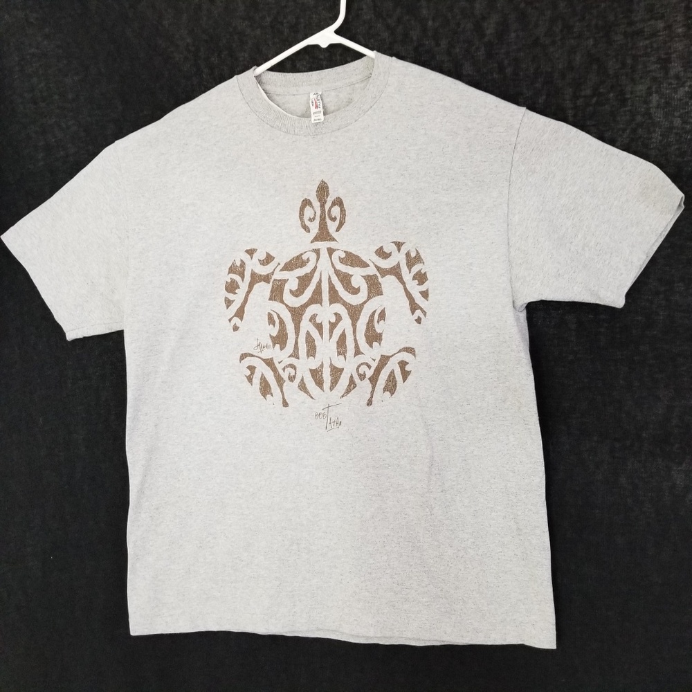 Alstyle Hawaii Tee T-Shirt Stylized Honu XL